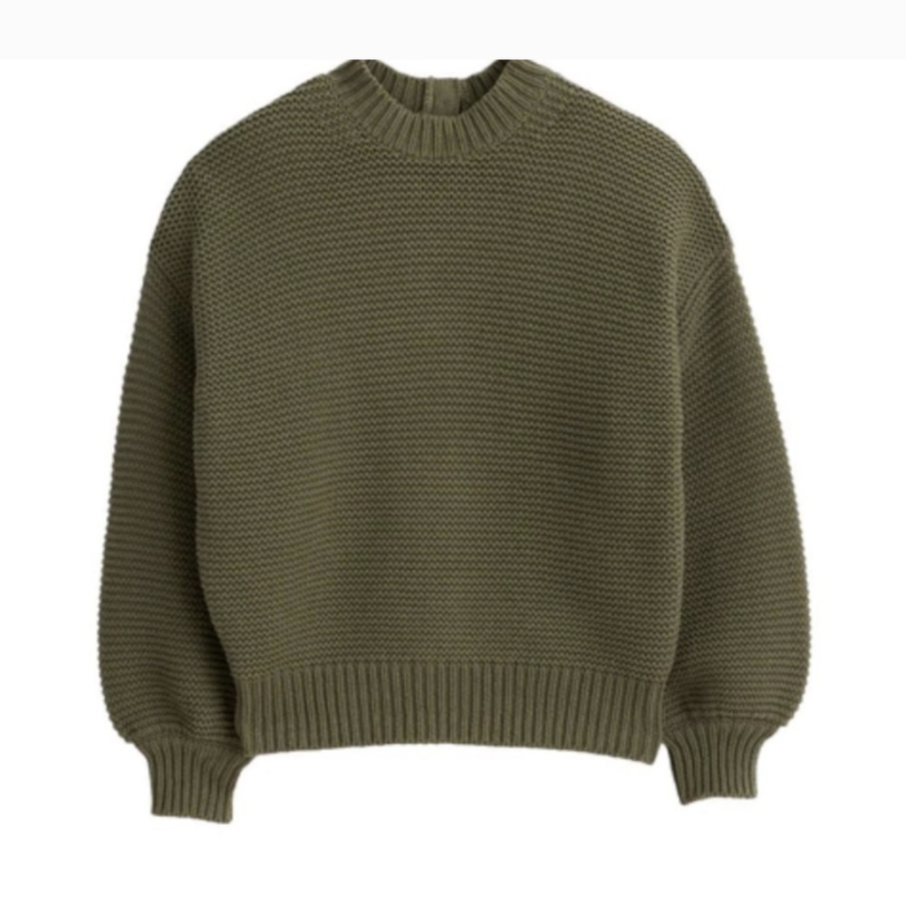 Alex Mill Button-Back Crewneck Sweater